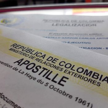 Cancillería Colombia Apostillar Documentos